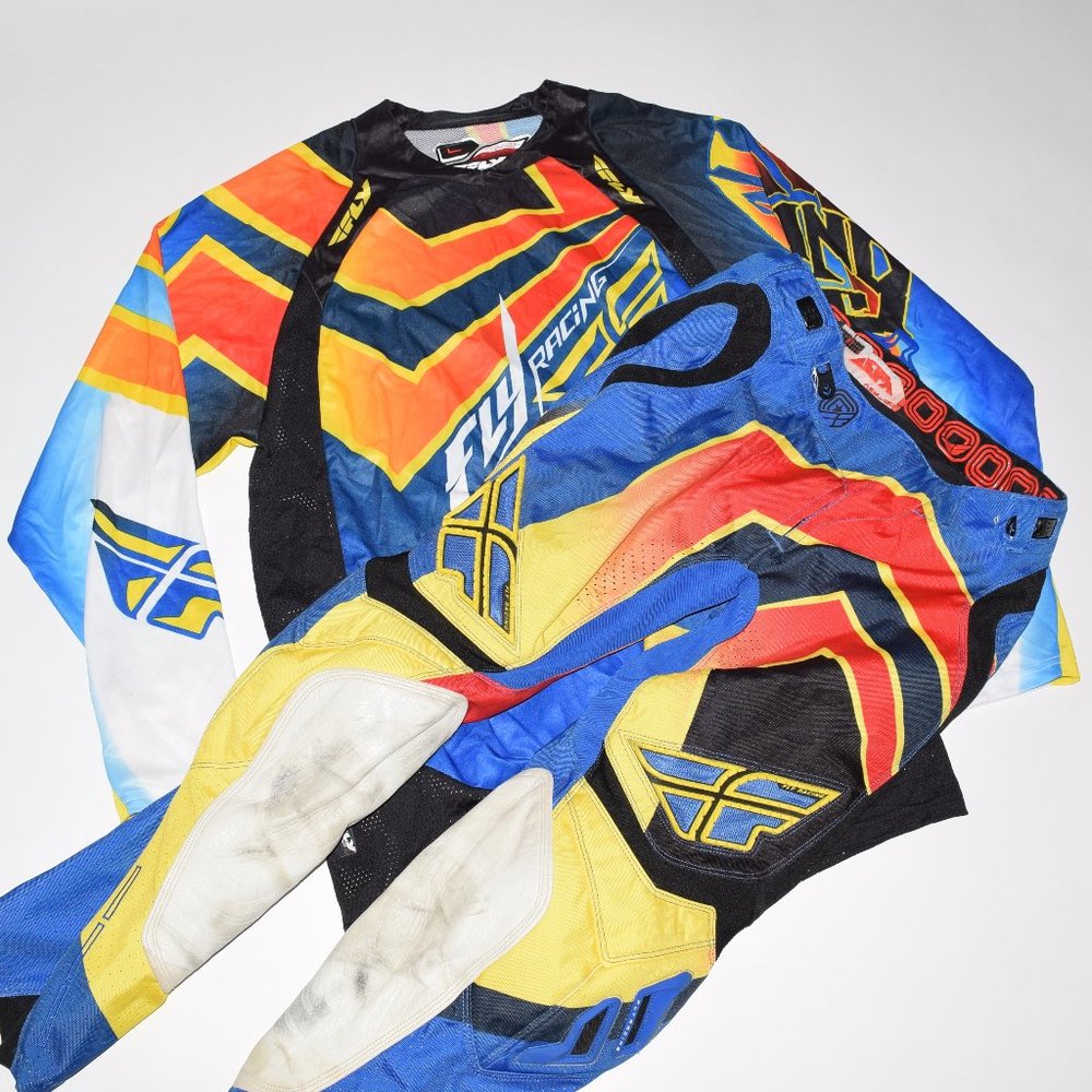 Mint Fly Racing Evolution Motocross Gear Set